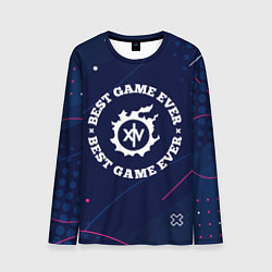 Лонгслив мужской Символ Final Fantasy и надпись best game ever, цвет: 3D-принт