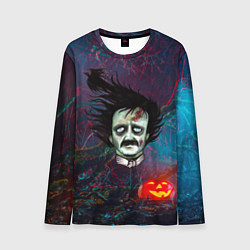 Мужской лонгслив Голова зомби