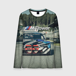 Лонгслив мужской BMW M Power - Motorsport - Racing team, цвет: 3D-принт