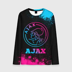 Мужской лонгслив Ajax - neon gradient