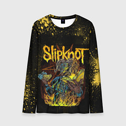 Лонгслив мужской Slipknot Yellow Monster, цвет: 3D-принт