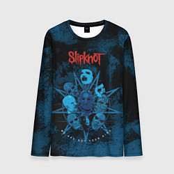 Мужской лонгслив Slipknot blue