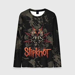 Мужской лонгслив Slipknot dark satan