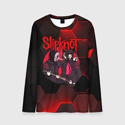 Мужской лонгслив Slipknot art black