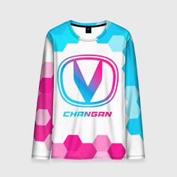 Мужской лонгслив Changan neon gradient style