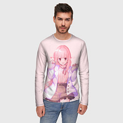 Лонгслив мужской Art Iroha Tamaki - Записи о магии Девочка-волшебни, цвет: 3D-принт — фото 2