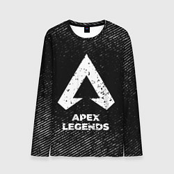 Лонгслив мужской Apex Legends с потертостями на темном фоне, цвет: 3D-принт