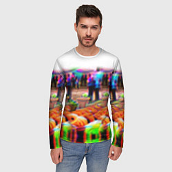 Лонгслив мужской Невидимка свитер от камер, цвет: 3D-принт — фото 2