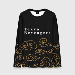 Мужской лонгслив Tokyo Revengers anime clouds