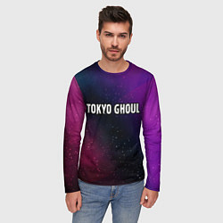 Лонгслив мужской Tokyo Ghoul gradient space, цвет: 3D-принт — фото 2