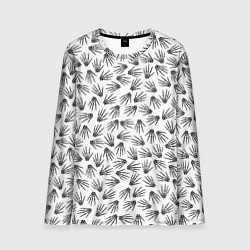 Мужской лонгслив Ладонь скелета