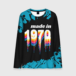 Лонгслив мужской Made in 1970: liquid art, цвет: 3D-принт