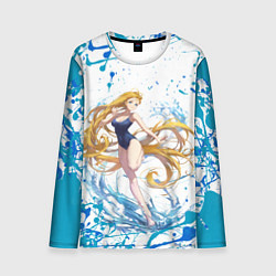 Лонгслив мужской Ushio Kofune - Summertime Render, цвет: 3D-принт