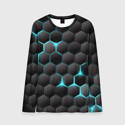 Лонгслив мужской Броня из стали, цвет: 3D-принт