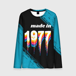 Лонгслив мужской Made in 1977: liquid art, цвет: 3D-принт