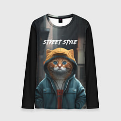 Лонгслив мужской Street cat, цвет: 3D-принт