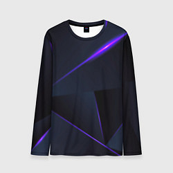 Лонгслив мужской Geometry stripes neon stiil, цвет: 3D-принт