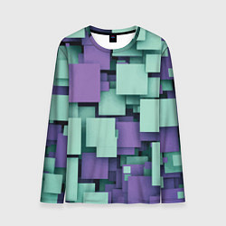 Лонгслив мужской Trendy geometric pattern, цвет: 3D-принт