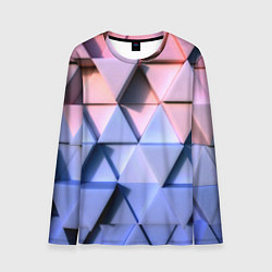 Лонгслив мужской Triangle gradient, цвет: 3D-принт