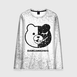 Лонгслив мужской Danganronpa с потертостями на светлом фоне, цвет: 3D-принт