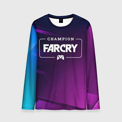 Лонгслив мужской Far Cry gaming champion: рамка с лого и джойстиком, цвет: 3D-принт