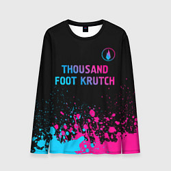 Мужской лонгслив Thousand Foot Krutch - neon gradient: символ сверх