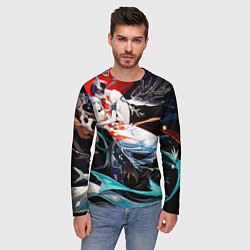 Лонгслив мужской Шань гуй ю яо, цвет: 3D-принт — фото 2
