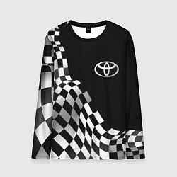 Мужской лонгслив Toyota racing flag