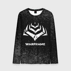 Лонгслив мужской Warframe с потертостями на темном фоне, цвет: 3D-принт