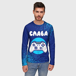 Лонгслив мужской Слава геймер, цвет: 3D-принт — фото 2