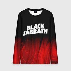 Лонгслив мужской Black Sabbath red plasma, цвет: 3D-принт