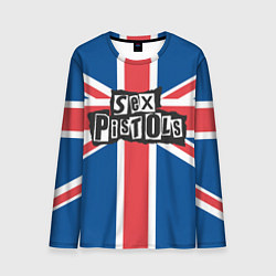 Лонгслив мужской Sex Pistols - панк рок, цвет: 3D-принт