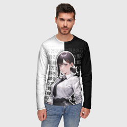 Лонгслив мужской Кобэни из аниме человек-бензопила, цвет: 3D-принт — фото 2