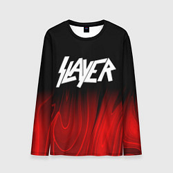 Лонгслив мужской Slayer red plasma, цвет: 3D-принт
