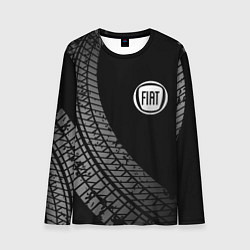 Лонгслив мужской Fiat tire tracks, цвет: 3D-принт