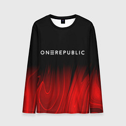 Мужской лонгслив OneRepublic red plasma