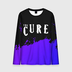 Мужской лонгслив The Cure purple grunge