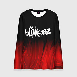 Мужской лонгслив Blink 182 red plasma