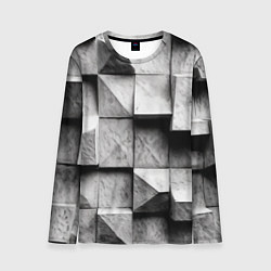 Мужской лонгслив Каменные плиты и обман зрения