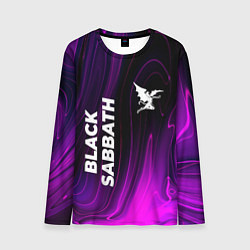 Мужской лонгслив Black Sabbath violet plasma