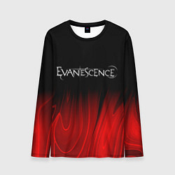 Мужской лонгслив Evanescence red plasma