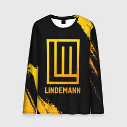 Лонгслив мужской Lindemann - gold gradient, цвет: 3D-принт