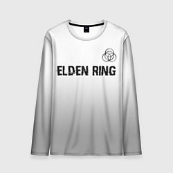 Мужской лонгслив Elden Ring glitch на светлом фоне: символ сверху
