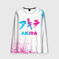 Лонгслив мужской Akira neon gradient style, цвет: 3D-принт