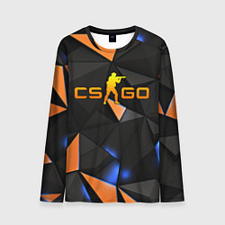 Мужской лонгслив CSGO orange style