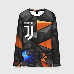 Лонгслив мужской Juventus orange black style, цвет: 3D-принт