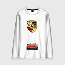 Лонгслив мужской Porsche car, цвет: 3D-принт