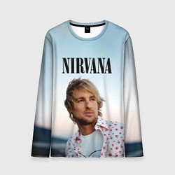 Лонгслив мужской Тру фанат Nirvana, цвет: 3D-принт