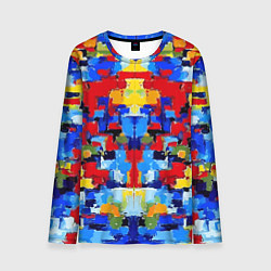 Мужской лонгслив Colorful abstraction - vogue - paint