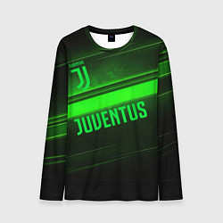 Лонгслив мужской Juventus green line, цвет: 3D-принт